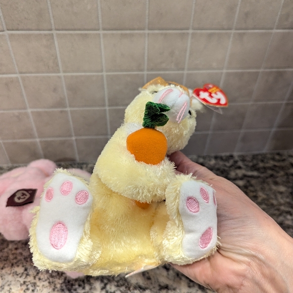 TY Beanie Babies Bunny Rabbits Collectible Easter Gift Stuffed Animals Stuffies - Picture 9 of 9